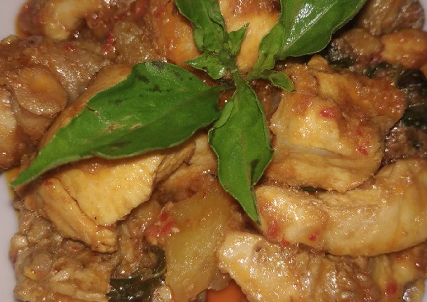 Ayam woku ala mama bina