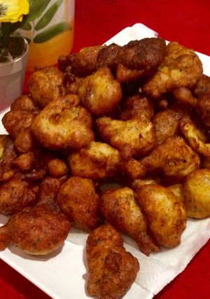 Una foto de Buñuelos de bacalao