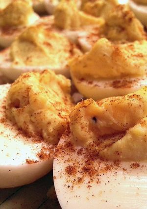 A picture of Deviled Eggs.