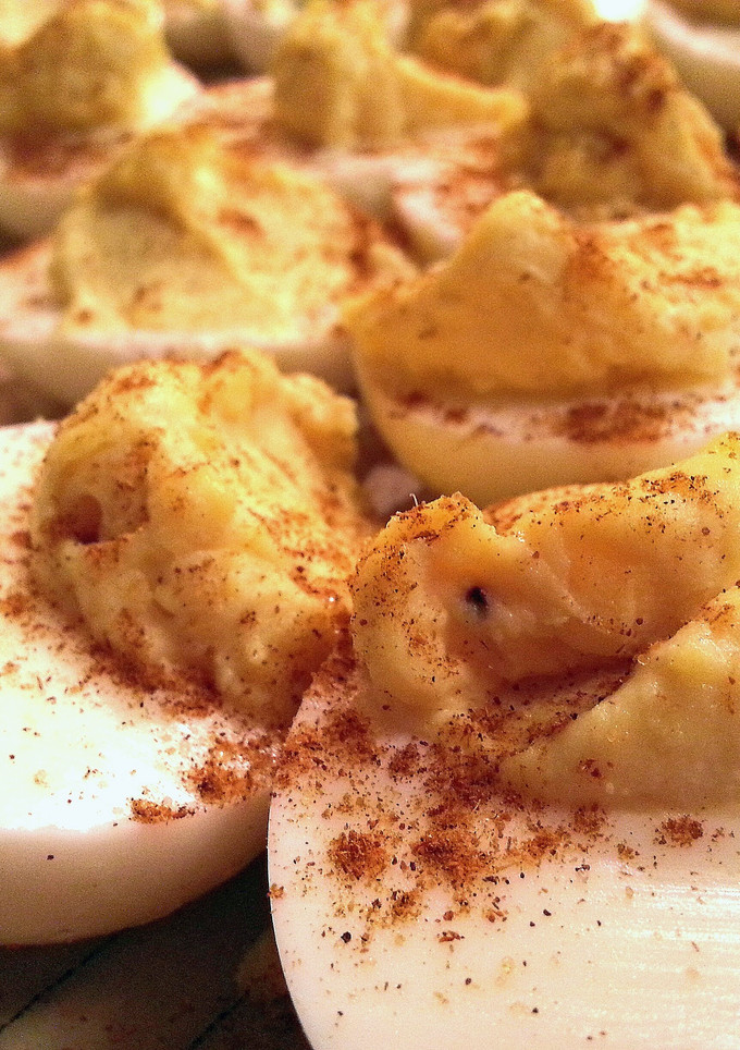 A picture of Deviled Eggs.