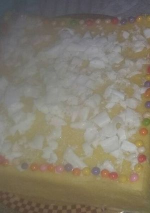 Foto resep Bolu Kukus Jagung Hias Coklat Putih