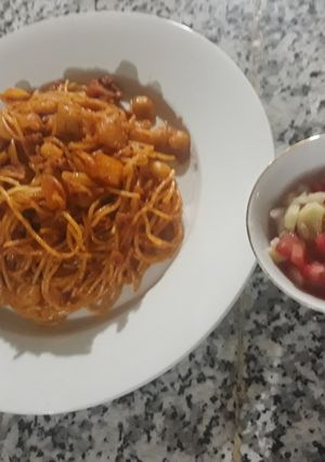 عکسی از دستور ماکارونی 🍝🍝🍝🍝🍝