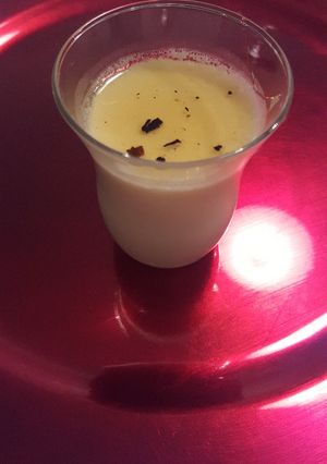 Une photo de Panna cotta au chèvre