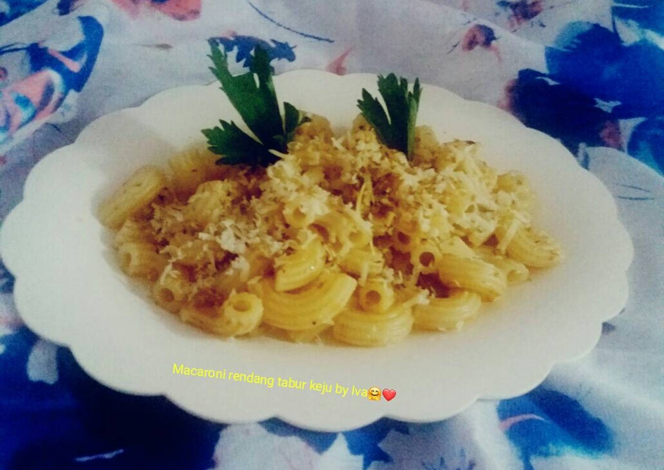 Macaroni rendang tabur keju(#PR_Pasta)