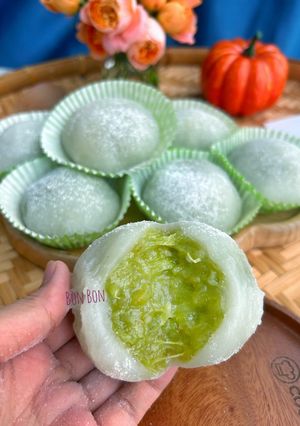 Hình của món Mochi Cốm Dừa.