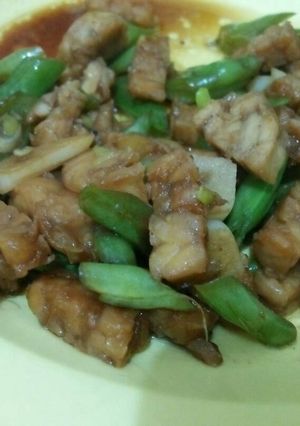 Foto resep Tumis tempe buncis