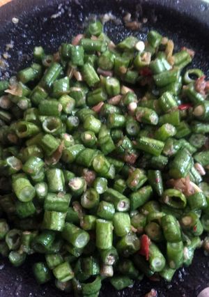 Foto resep 021. Pencok Kacang Panjang