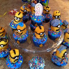 Despicable Me Cupcakes A picture of Despicable Me Cupcakes.