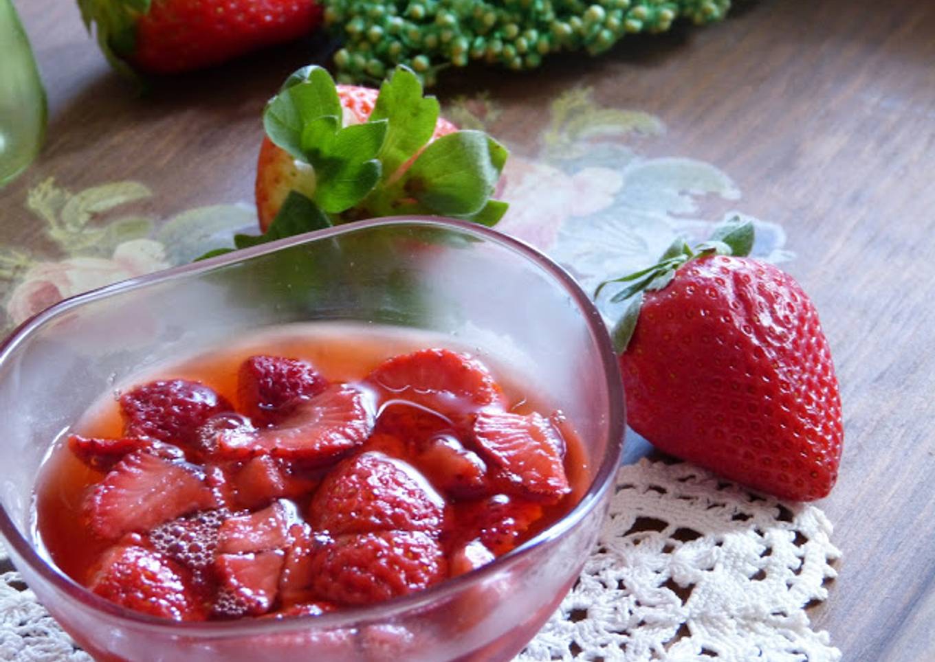 Fresas en gelatina agridulce (con y sin thermomix)