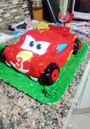 Una foto de Cars bizcochuelo