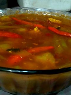 Foto resep Judul : Kuah Labu Siam Dan Tempe