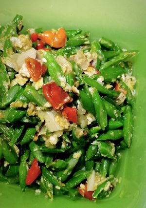 Foto resep Buncis orak-arik telor