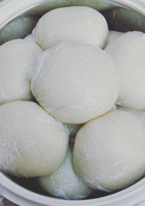 A picture of Processing of akpu. Cassava.