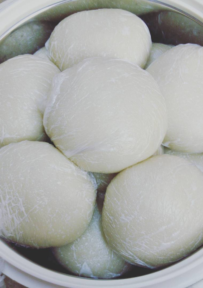 A picture of Processing of akpu. Cassava.