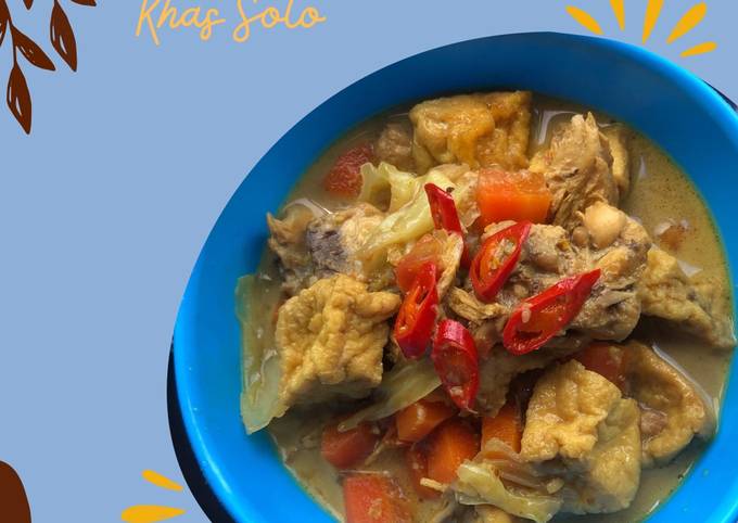 Resep Tongseng Ayam Khas Solo Oleh Pramudita Nur Rahma Cookpad