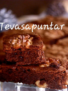 Una foto de Brownie con nueces 🌰🍫