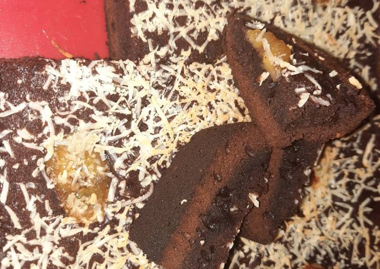 Brownies Bakar Coklat Pisang Keju