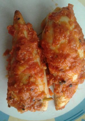 A picture of Stuffed Kanava/Squid.