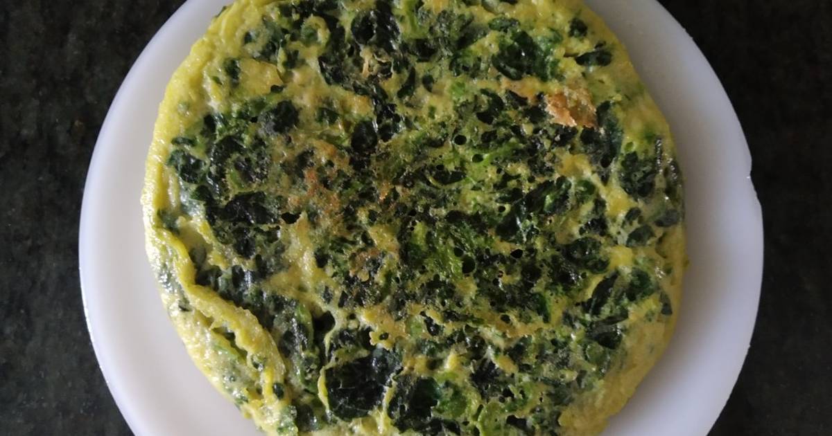 Tortilla de espinacas Receta de Cocinando Cookpad
