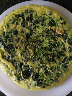 Una foto de Tortilla de espinacas