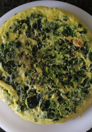 Una foto de Tortilla de espinacas