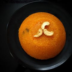 A picture of Rava kesari | Kesari Bath | Rava Kesari recipe | Sooji Halwa - Breakfast Dessert.