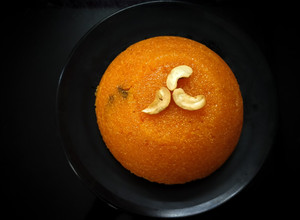 A picture of Rava kesari | Kesari Bath | Rava Kesari recipe | Sooji Halwa - Breakfast Dessert.