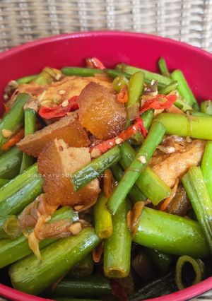 Foto resep Oseng Cecek dan Kembang Bawang