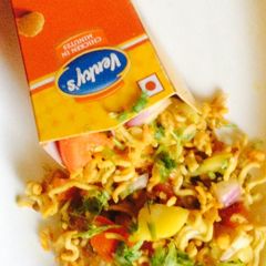 A picture of Maggi Bhel chat.