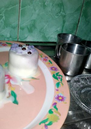 Foto resep Puding susu ubi ungu