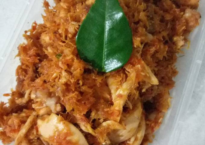 Bagaimana Menyiapkan Serundeng Pedas Ayam 🐔, Bikin Ngiler