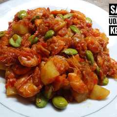 A picture of Sambel Udang Pete Kentang.