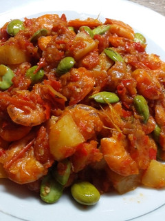 Foto resep Sambel Udang Pete Kentang