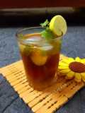 Lemon mint cold tea