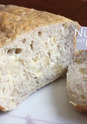 Una foto de Budín de banana fit