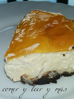 Una foto de Tarta de queso suave tipo Burgos sin hornear