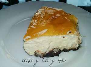 Una foto de Tarta de queso suave tipo Burgos sin hornear