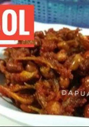 Foto resep Teri Kacang Balado Simple
