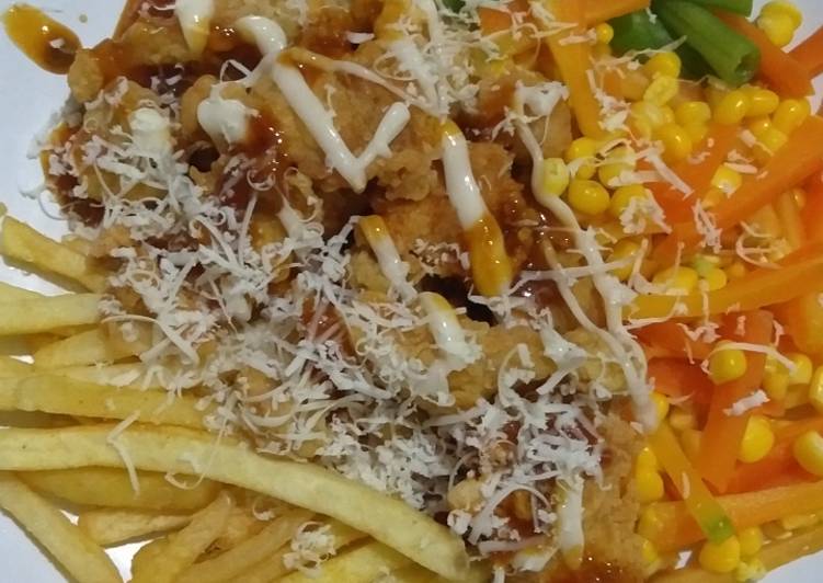 Steak ayam alaa alaa