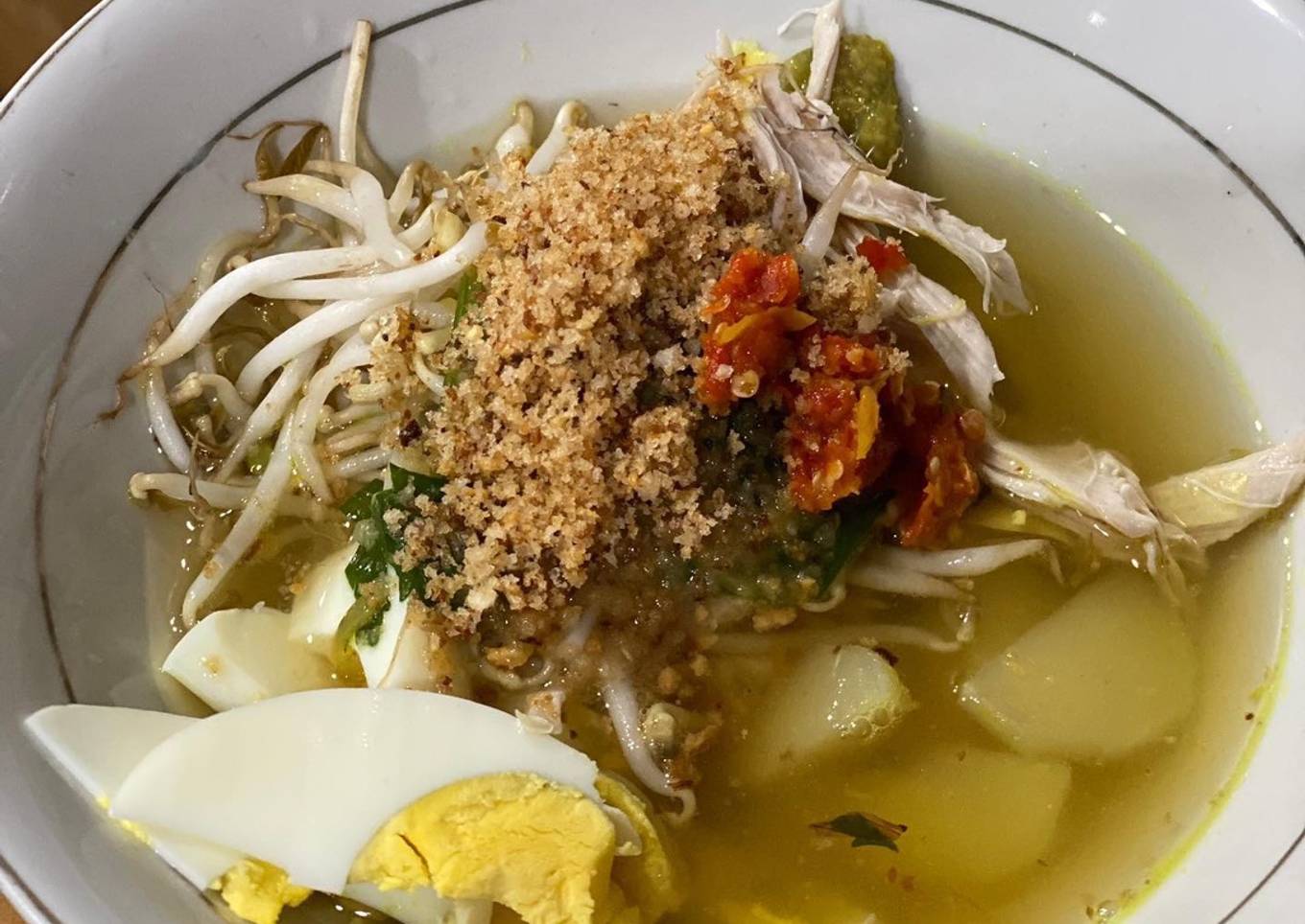 Soto ayam kampung ala mama G2Q