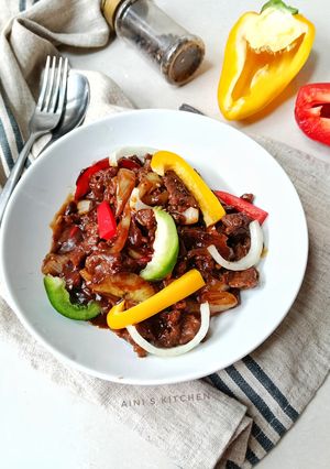 Foto resep Sapi Lada Hitam