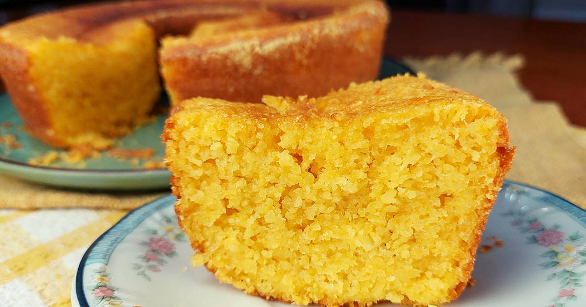 Bolo de milho com queijo