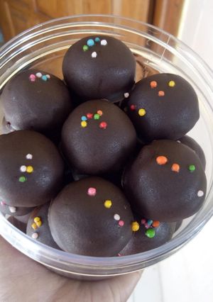 Foto resep Chocoball kue kering salut coklat