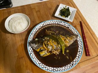 Steamed Black Sea Bass