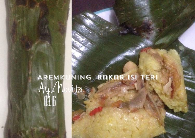 Aremkuning bakar isi teri😂