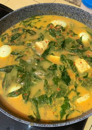 Foto resep Gulai jengkol sayur singkong khas minang