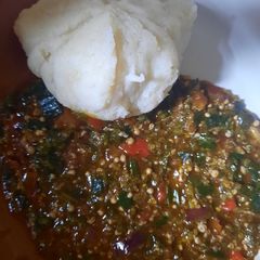 A picture of Okra Soup.