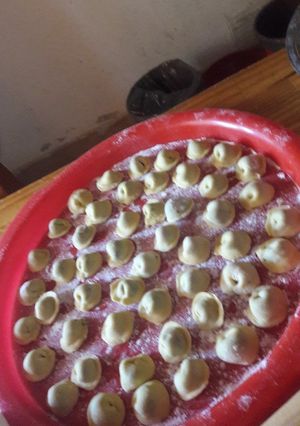 Una foto de Capeletinis de acelga