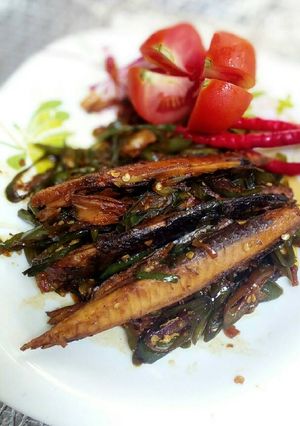 Foto resep Oseng tongkol lombok ijo