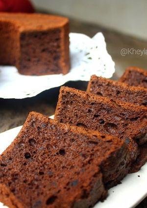 Foto resep Chiffon Dark Coklat Putih Telur